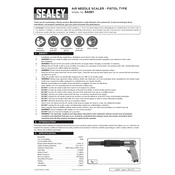 Sealey SA501 Needle Scaler manual cover