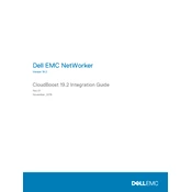 Dell NetWorker 19.2 Software manual cover