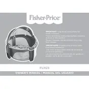 Fisher Price Mattel On-the-Go Baby Dome FLH23 Bassinet manual cover