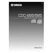 Yamaha CDC-585 Disc Player manual cover