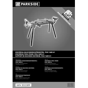 Parkside PUG 1600 A1 39071029915 IAN 302389 Saw Stand manual cover