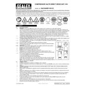 Sealey SAC2420E110V.V3 Compressor manual cover