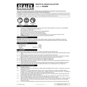 Sealey AK449D Drain Collector manual cover