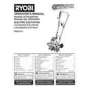 Ryobi RYAC701 Cultivator manual cover