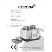 Korona 21675 Toaster manual cover