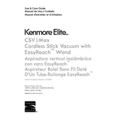 Kenmore DS4095 Vacuum manual cover