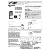 Drayton Wiser Multi-zone Kit 1 Thermostat manual cover