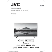 JVC LT-40C800 manual cover