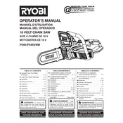 Ryobi P546 Chainsaw manual cover