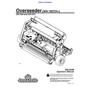 Kubota OS1572 Overseeder manual cover