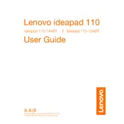 Lenovo IdeaPad 110-14AST Laptop manual cover