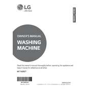 LG WT7500CW WT7500CW.ABWEEUS Washing Machine manual cover