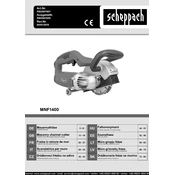 Scheppach MNF1400 5902601901 Wall Chaser manual cover