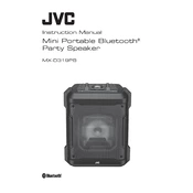 JVC MX-D319PB manual cover