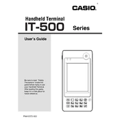 Casio IT-500 Terminal manual cover