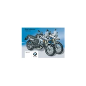 BMW F 800 GS 2011 Motorcycle manual cover