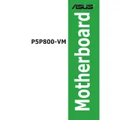 ASUS P5P800-VM Motherboard manual cover