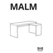 IKEA MALM Desk manual cover