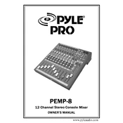 Pyle PEMP8 Mixer manual cover