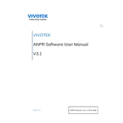 Vivotek ANPR Software V3.1 Camera manual cover