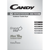 Candy GVC 71013NB-S manual cover