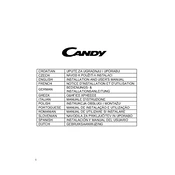 Candy CCE17 2X manual cover