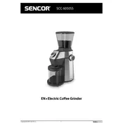 Sencor SCG 6050SS Coffee Grinder manual cover