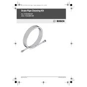 Bosch F 016 800 427 Accessory manual cover