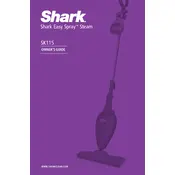 Shark SK115 Mop manual cover