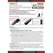 Pyle PDWMU115 Microphone manual cover