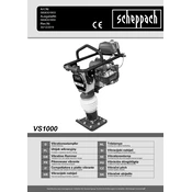 Scheppach VS1000 5808301903 Vibratory Rammer manual cover