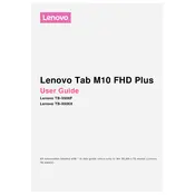 Lenovo TAB M10 FHD Plus TB-X606F Tablet manual cover