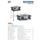 Severin PG 8113 SENOA BOOST Grill manual cover