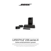 Bose Lifestyle 235 System II manual cover