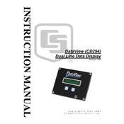 Campbell Scientific DataView CD294 Data Display manual cover