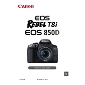 Canon EOS Rebel T8i manual cover