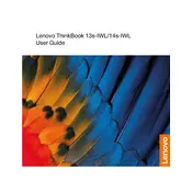 Lenovo ThinkBook 13s IWL Laptop manual cover