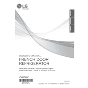 LG LFXS27566S Refrigerator manual cover