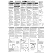 Yamaha L-7B Keyboard manual cover