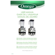 Omega OM6160R Blender manual cover