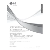 LG LFXS24663S Refrigerator manual cover