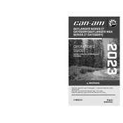 Can-Am Outlander MAX PRO HD7 XU 4x4 2023 Vehicle manual cover