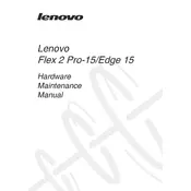 Lenovo Edge 15 Laptop manual cover