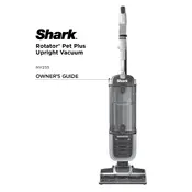 Shark Rotator NV255 Vacuum manual cover