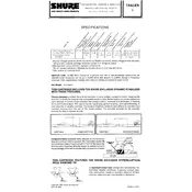 Shure Tracer 1 Microphone manual cover