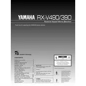 Yamaha RX-V390 Receiver manual cover