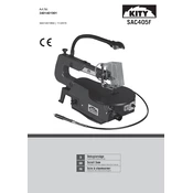 Kity SAC405F 3401401901 Saw manual cover