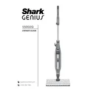 Shark GENIUS S5002Q Mop manual cover