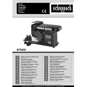 Scheppach BTS800 4903302901 Sander manual cover