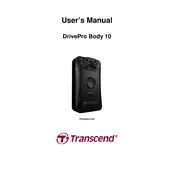 Transcend DrivePro Body 10A Body Camera manual cover